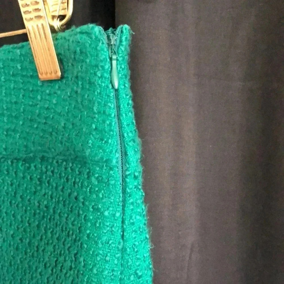Green Wool Skirt 6‎ - Picture 2 of 4